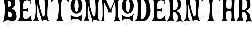 BentonModernThree Roman Regular字体转换